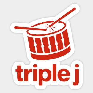JJJ Radio Tribute Fan Art Sticker